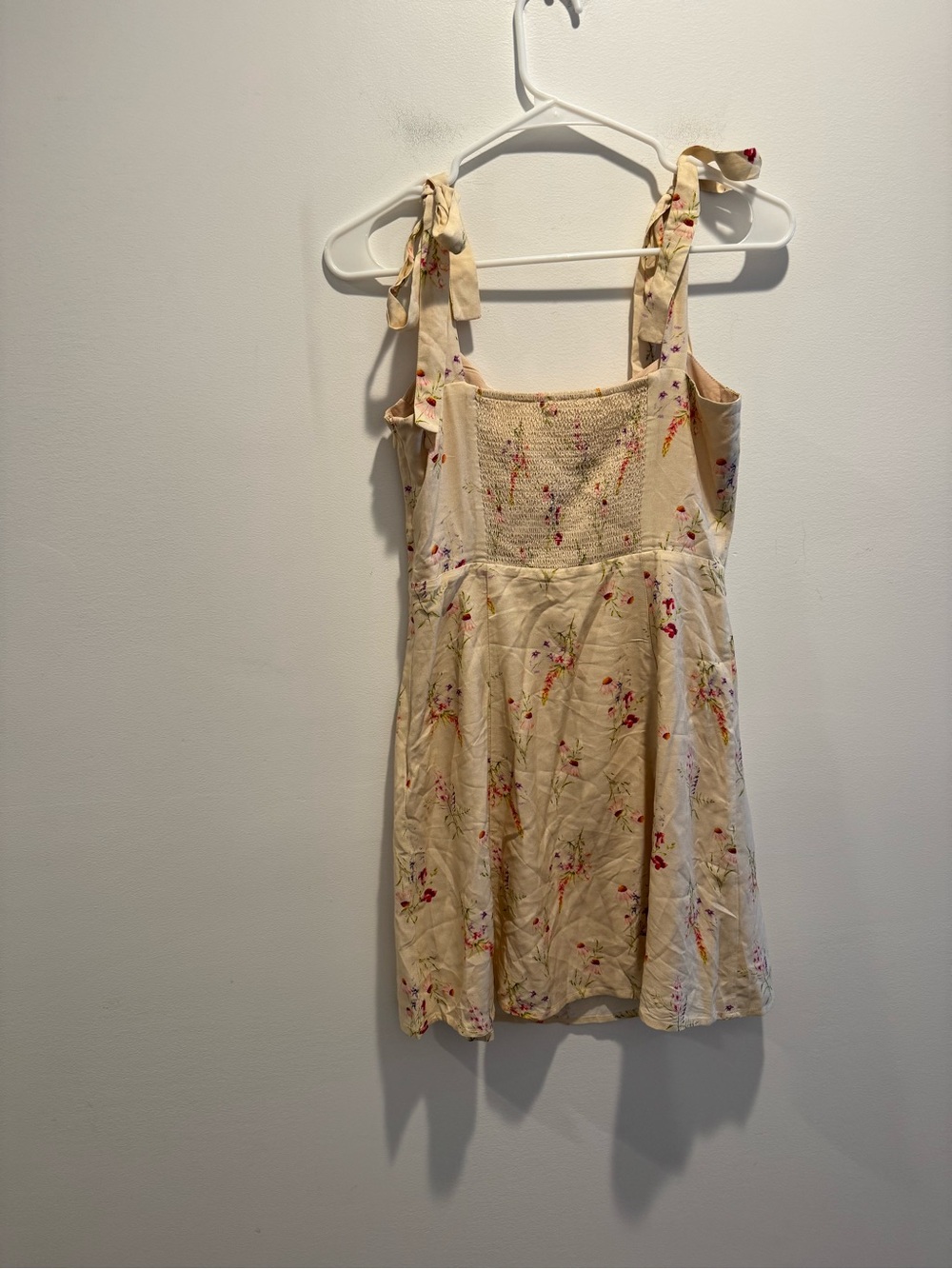 Backyard Roses Floral Tie-Shoulder Sundress NWOT - Picture 5 of 7